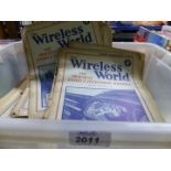 A quantity of The Wireless World Magazines