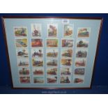 A framed History of Britain Railways Collectors cards available with Fine Cigars from Imperial