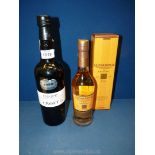 A 75 cl bottle of Glenmorangie 10 year old single malt Whisky,