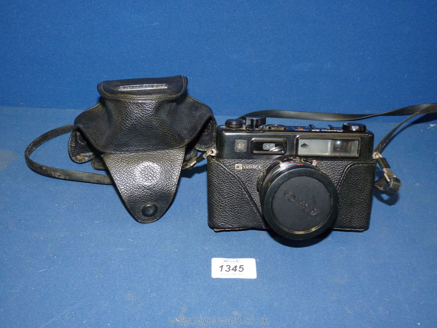 A Yashica Electro 35mm Camera with Yashica lens.