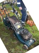 A Hayter Harrier 41 Auto drive lawn mower. (runner, engine started at time of cataloguing).
