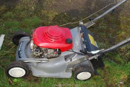 A Honda HRB 475 electric start mower (unable to start).