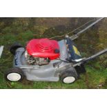 A Honda HRB 475 electric start mower (unable to start).