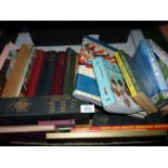 A quantity of children's books to include The Pilgrim's Progress, Soccer, cricket etc.