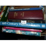 A box of books to include Needlepoint, Country Life, Nature in Art etc.