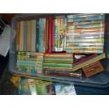 A box of children's classic books to include Around The World in Eighty Days, Enid Blyton,