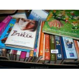 A box of books to include medicines and drugs, Catherine Cookson etc.