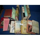 A quantity of books to include The Hobbit, Elephant Bill by J.H.