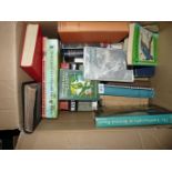 A box of books to include Mountain Madness by Winifred Fortescue,