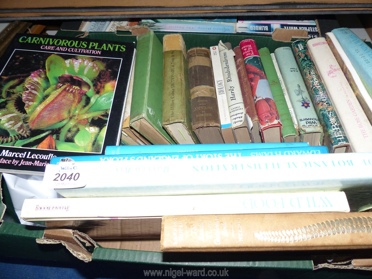 A quantity of gardening books to include Carnivorous Plants, Rock gardens throughout the Year etc.