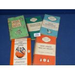 Four Penguin books, Lady Chaterley's Lover, Local Government, Parker Pyne Investigates,