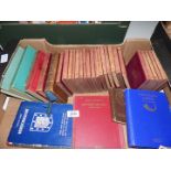 A quantity of books to include The Temple Shakespeare, Footprints in British History,