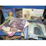 A quantity of LP's to include Leo Sayer, Shirley Bassey, Haydn concertos etc.