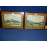 A pair of framed and mounted Prints 'Kilchurch Castle,