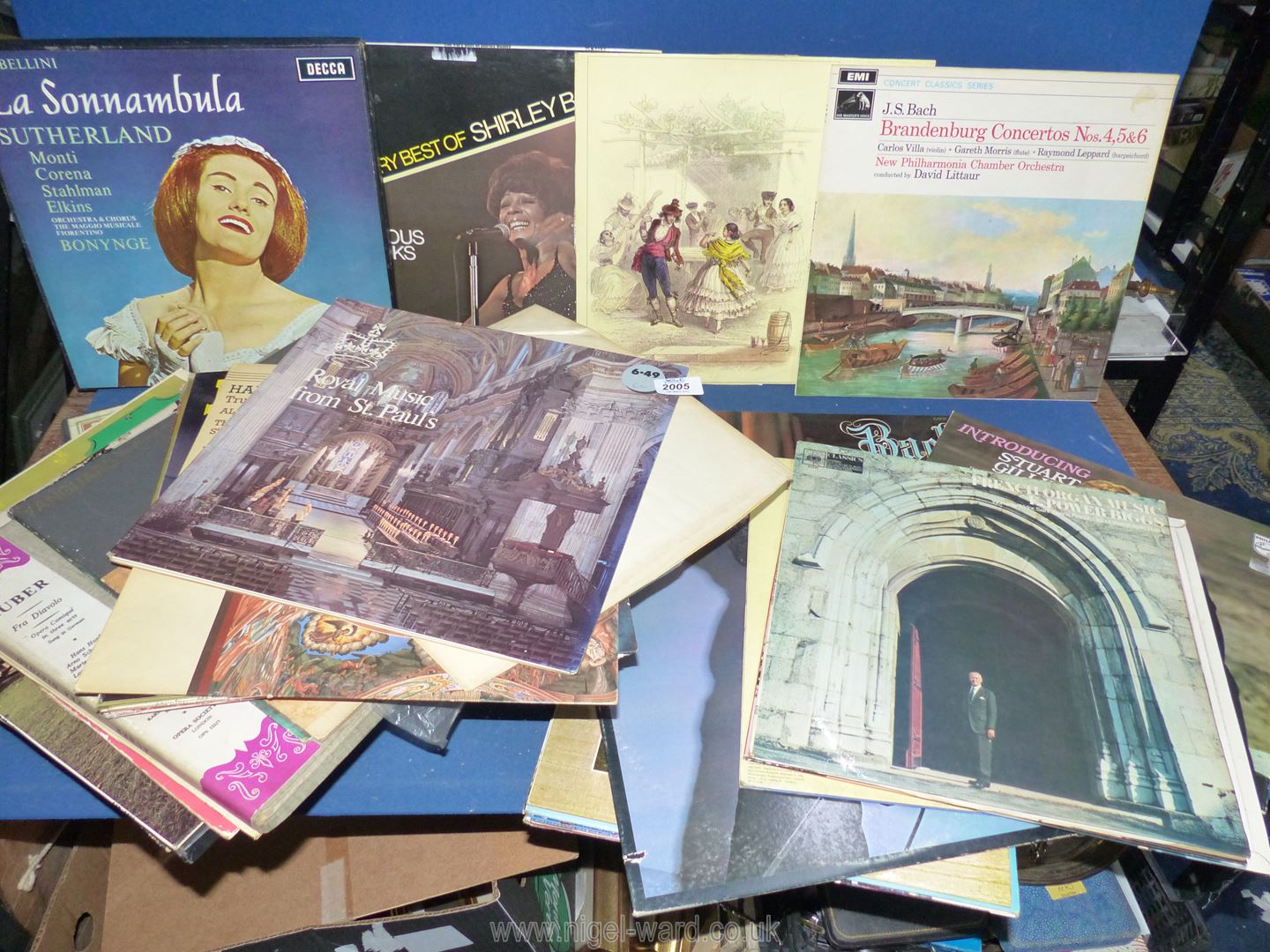 A quantity of LP's to include Leo Sayer, Shirley Bassey, Haydn concertos etc. - Image 2 of 2