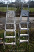 2 x four rung step ladders.
