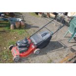 A Mountfield 41cm mower with grass box.