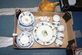 A quantity of china including Wood and Sons 'Holly Cottage' part dinner and tea service,