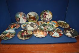 A quantity of Knowles collectors plates commemorating highly acclaimed musicals such as 'The King