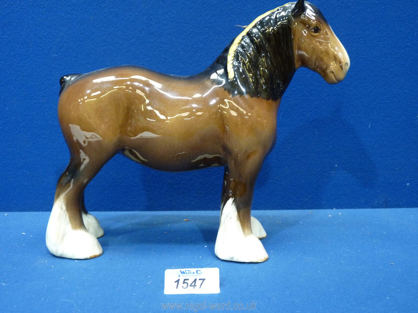 A Beswick Shire Horse.