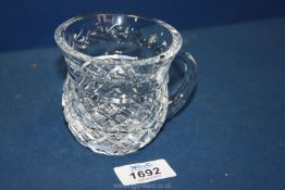 A Waterford crystal 'Glandore' punch cup.