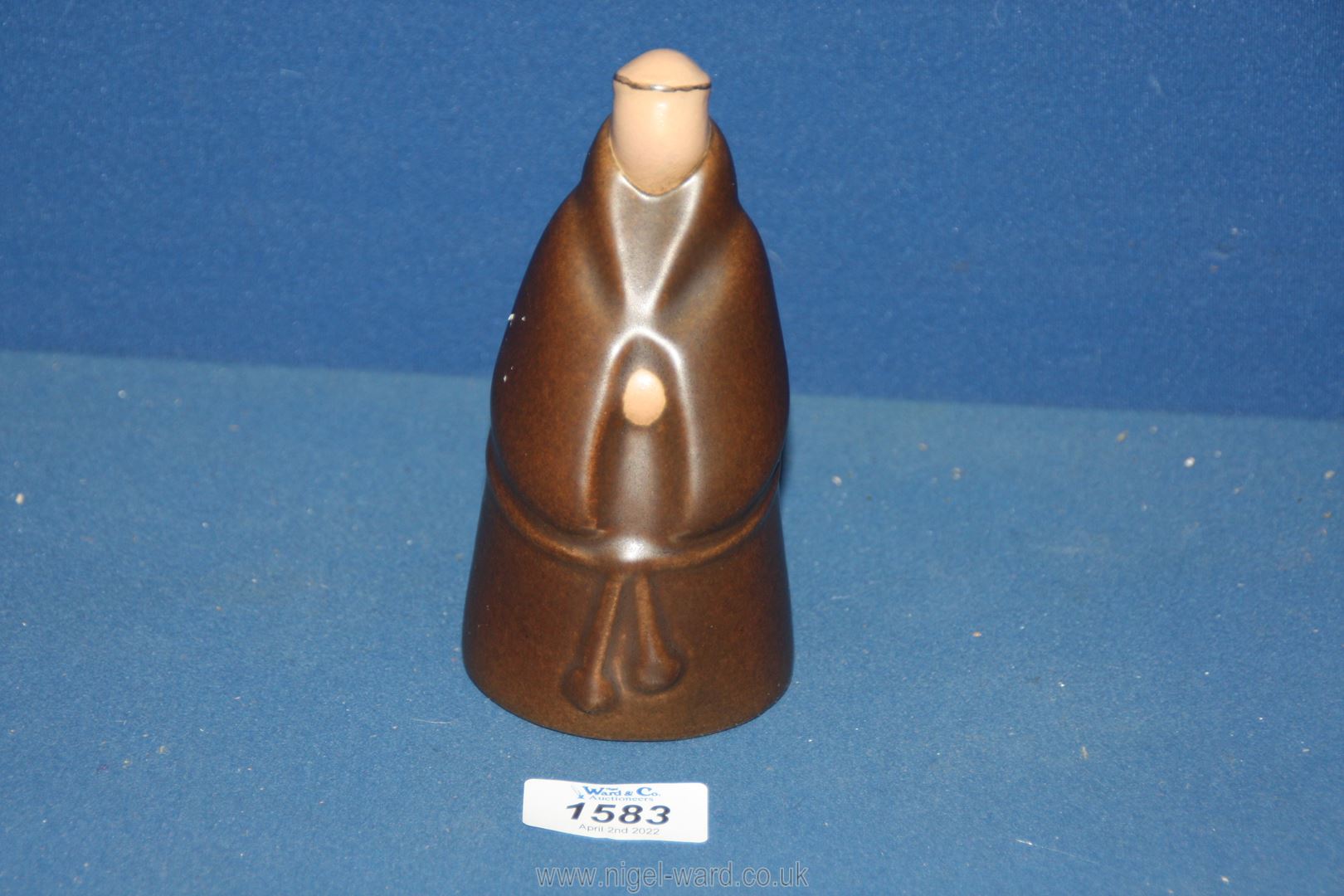 A Swedish Studio Pottery monk marked ENKOPING MUNK, 6'' tall.