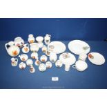 A quantity of Goss crested china.