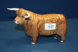A Beswick Highland Bull.
