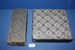 Two Indian print blocks.