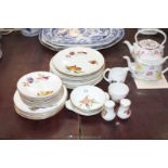 A quantity of Royal Worcester Evesham pattern dinner ware including dinner, side and sweet plates,
