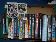 A quantity of Chris Ryan novels to include; 'Killing for The Company's', 'Who Dares Wins',