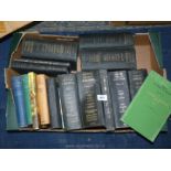 A box of books to include; 'British Friesian Herd' books, 'From Ox Team to Tractors', etc.