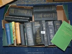 A box of books to include; 'British Friesian Herd' books, 'From Ox Team to Tractors', etc.