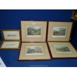 Four framed hunting prints to include; 'Bolting The Fox', 'Tally O', etc.