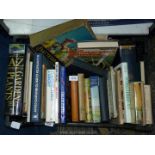 A box of books to include; 'A-Z of Gardening', 'Marooned on Mars', 'The Photographer's Hand Book',