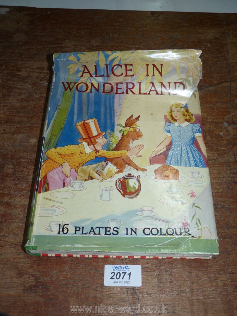 A Sunshine Series 'Alice's Adventures in Wonderland', with 16 colour plates, printed by Ward,