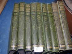 Nine volumes of 'The Horse It's Treatment in Health and Disease', edited by Prof. J.