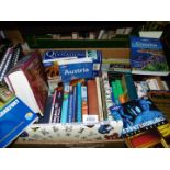 A quantity of books to include; guide books, 'Dictionary of Music', etc.