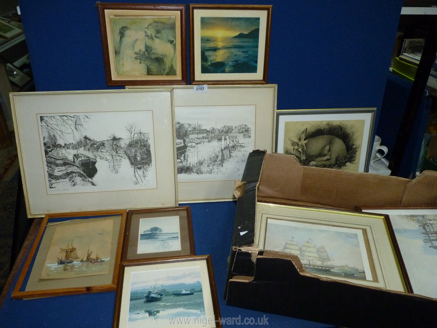 A quantity of prints including Ron Durant, limited edition print of a Deer and Fawn by Robert Gove , - Image 2 of 2