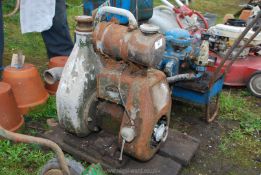 Alcon water Pump, petrol driven, (no compression to engine).