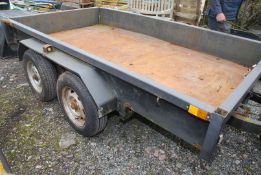 An Indespension Twin axle all steel heavy duty construction 3.