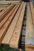15 lengths of Cedar wood 6'' x 1 1/4'' x 142''.