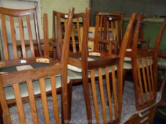 A set of six G Plan dining chairs including two carvers.