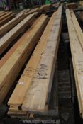 14 lengths of mixed boards 6'' x 5'' and 5'' x 1'' up to 180'' long.