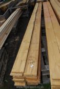 20 lengths of softwood timbers 6'' x 1'' x 189''.