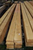 20 lengths of softwood timbers 6'' x 1'' x 189''.