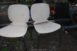 Three kitchen chairs