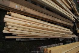 30 lengths of planed timber 1 3/4'' x 1 1/4'' up to 120'' long.