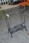 A wrought Iron towel rail