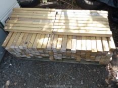 A large quantity of 2 x 2 timbers.